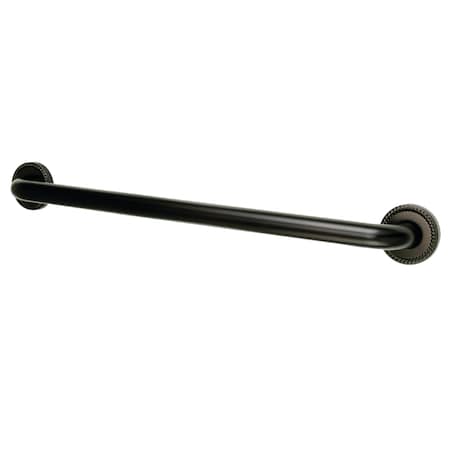 Laurel Contemporary Grab Bar, 15-1/16" L, 17 ga. Brass, Oil Rubber Bronze DR814125